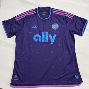 Adidas MLS Charlotte FC Crown 23/24 Slim Soccer Jersey HI1849 Men’s Size 2XL